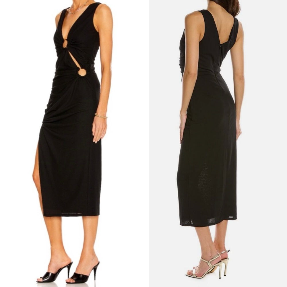 NICHOLAS
NICHOLAS MADDY
MIDI DRESS Black size 4 bodycon - Picture 3 of 10